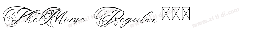 TheMonse Regular字体转换
